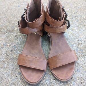 Brown Strappy Sandals